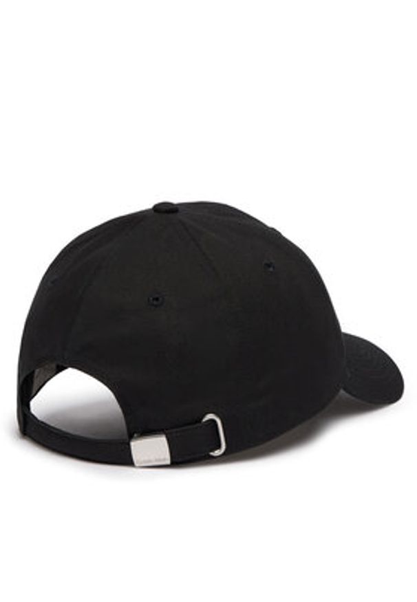 Calvin Klein Czapka z daszkiem Monologo Woven Patch Bb Cap LV04D5077G Czarny. Kolor: czarny. Materiał: bawełna