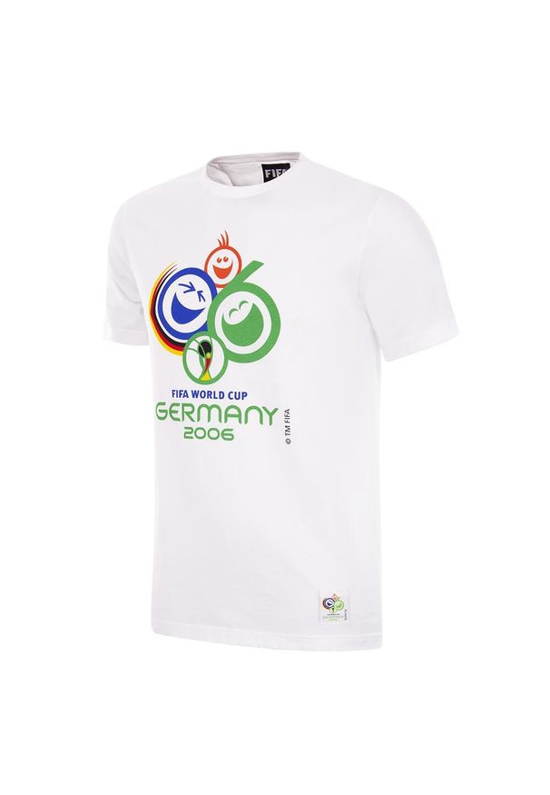 COPA FOOTBALL - Koszulka dla dorosłych - Emblemat Mistrzostw Świata Niemcy 2006 - Biały. Kolor: biały. Sport: piłka nożna