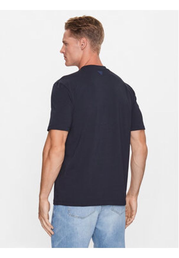 Guess T-Shirt Z2YI11 J1314 Granatowy Regular Fit. Kolor: niebieski. Materiał: bawełna
