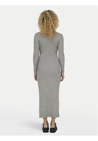 only - ONLY Sukienka dzianinowa Katia 15324649 Szary Slim Fit. Kolor: szary. Materiał: wiskoza, syntetyk #2