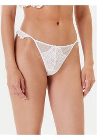 Hunkemöller Stringi 302385 Écru. Materiał: syntetyk