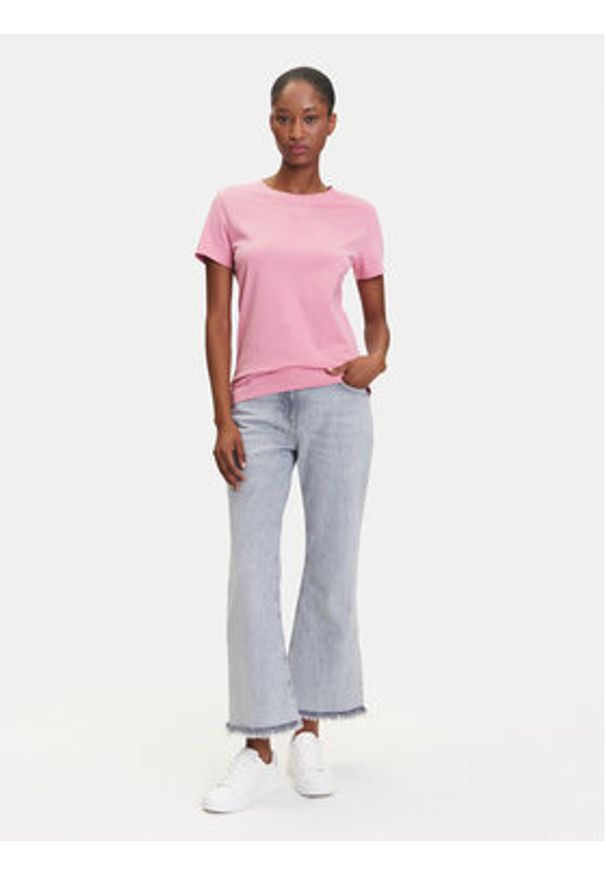 BOSS T-Shirt C_Esogo_1 50506973 Różowy Slim Fit. Kolor: różowy. Materiał: bawełna