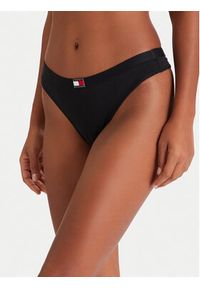 TOMMY HILFIGER - Tommy Hilfiger Komplet stringów UW0UW05642 Czarny. Kolor: czarny. Materiał: bawełna #4