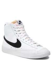 Buty Nike W Blazer Mid '77 Next Nature DO1344 101 White/Black. Kolor: biały. Materiał: skóra
