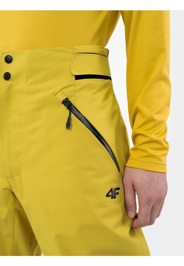 4f - 4F Spodnie narciarskie 4FPRO membrana Dermizax® 20 000 męskie 3XL. Kolor: zielony. Materiał: dzianina, materiał. Technologia: Dermizax. Sezon: zima. Sport: narciarstwo