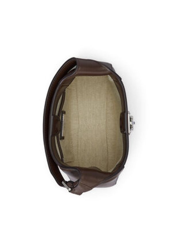 Lauren Ralph Lauren - LAUREN RALPH LAUREN Torebka 431966750008 Brązowy. Kolor: brązowy. Materiał: skórzane