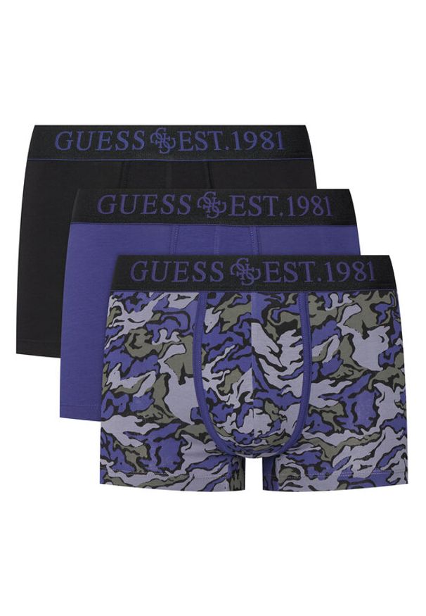Guess Komplet bokserek U6GG05 K6YW1 Kolorowy. Materiał: bawełna. Wzór: kolorowy