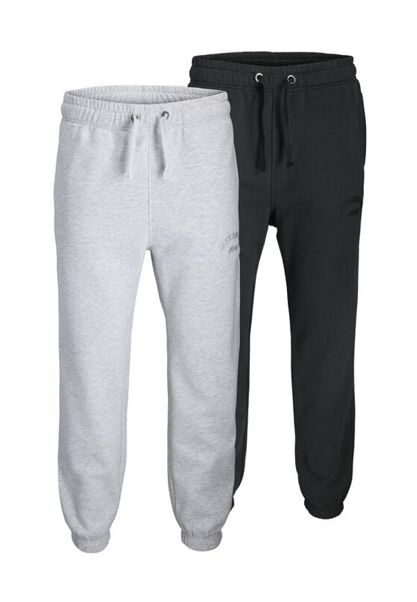 Jack & Jones - Jack&Jones Komplet 2 par spodni Kane Bleecker 12294405 Czarny Relaxed Fit. Kolor: czarny. Materiał: syntetyk