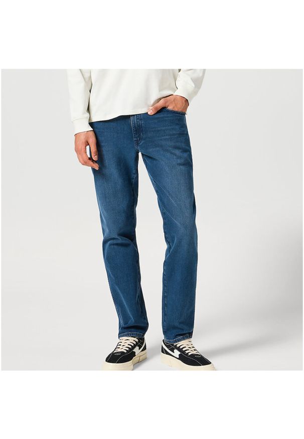 Wrangler - WRANGREL MĘSKIE SPODNIE RIVER MISTY BLUE 112356840 W17T008814