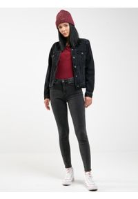 Big-Star - Spodnie jeans damskie Melinda High Waist 997. Stan: podwyższony. Kolor: czarny #5