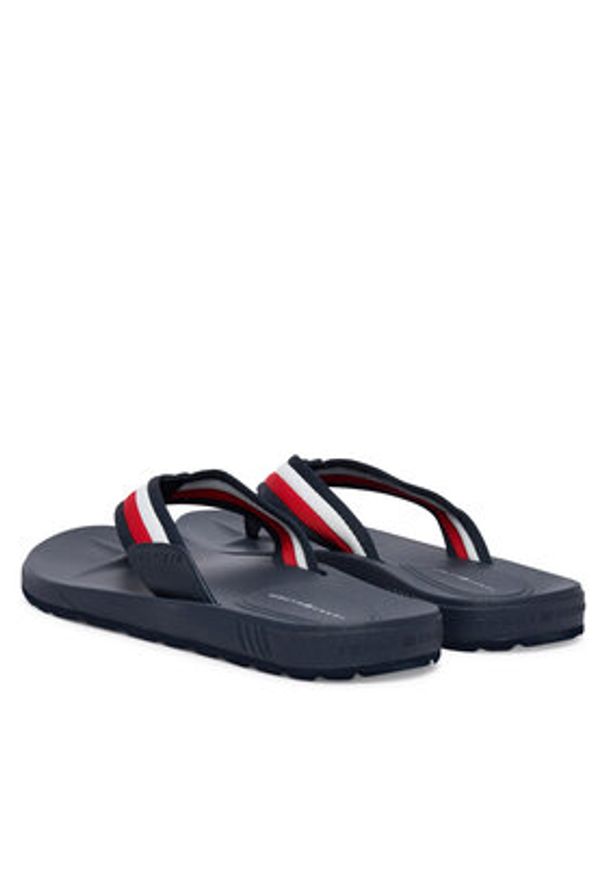 TOMMY HILFIGER - Tommy Hilfiger Japonki FM0FM05803 Granatowy. Kolor: niebieski. Materiał: syntetyk