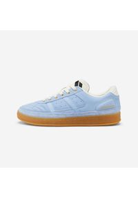 Decathlon - Sneakersy unisex Player 80 zamszowe Late Bloomers. Kolor: biały, wielokolorowy, czarny, brązowy. Materiał: zamsz. Szerokość cholewki: normalna