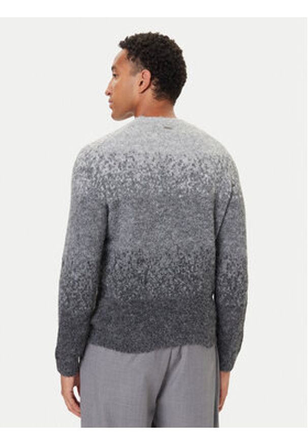 Guess Sweter M5BR39 Z0932 Szary Regular Fit. Kolor: szary. Materiał: syntetyk