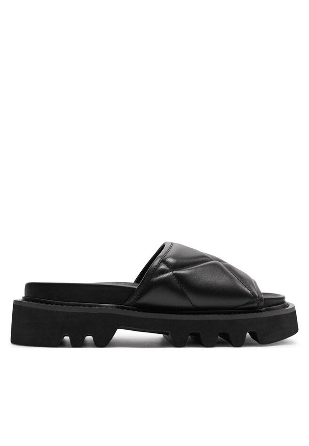 Klapki DKNY. Kolor: czarny