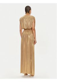 NORMA KAMALI Sukienka wieczorowa ST1243LM111008 Złoty Regular Fit. Kolor: złoty. Materiał: syntetyk. Styl: wizytowy #4