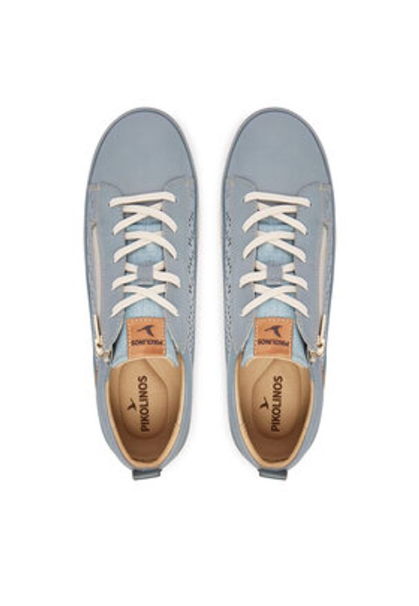 Pikolinos Półbuty Vigo W3W-6841C1 Niebieski. Kolor: niebieski. Materiał: skóra