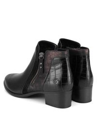 Remonte Botki R5172-04 Czarny. Kolor: czarny. Materiał: skóra #5