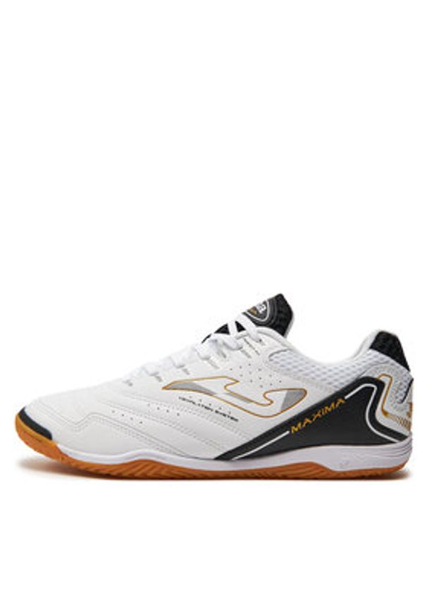 Joma Buty do piłki nożnej Maxima 2102 MAXW2102IN Biały. Kolor: biały. Materiał: skóra