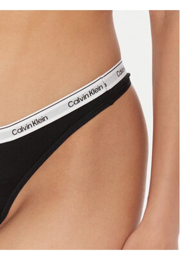 Calvin Klein Underwear Komplet 3 par stringów 000QD5209E Kolorowy. Materiał: bawełna. Wzór: kolorowy