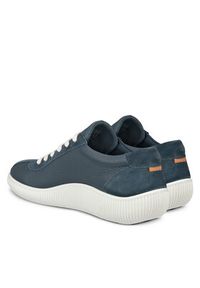 ecco - ECCO Sneakersy Soft Zero M 53775458005 Niebieski. Kolor: niebieski. Materiał: skóra #3