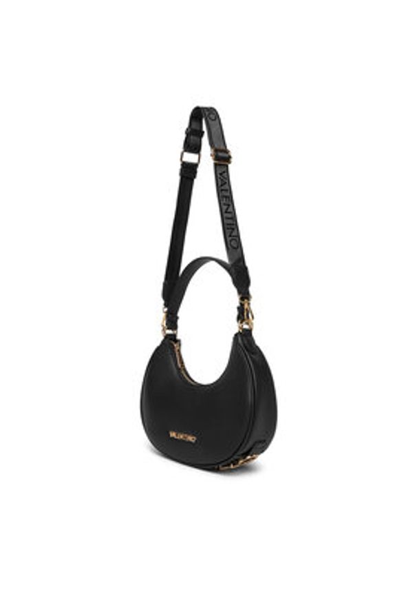 VALENTINO - Valentino Torebka Shelby VBS90A07GRA Czarny. Kolor: czarny. Materiał: skórzane