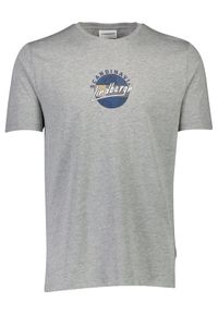 Lindbergh T-Shirt 30-400212 Szary Relaxed Fit. Kolor: szary. Materiał: bawełna