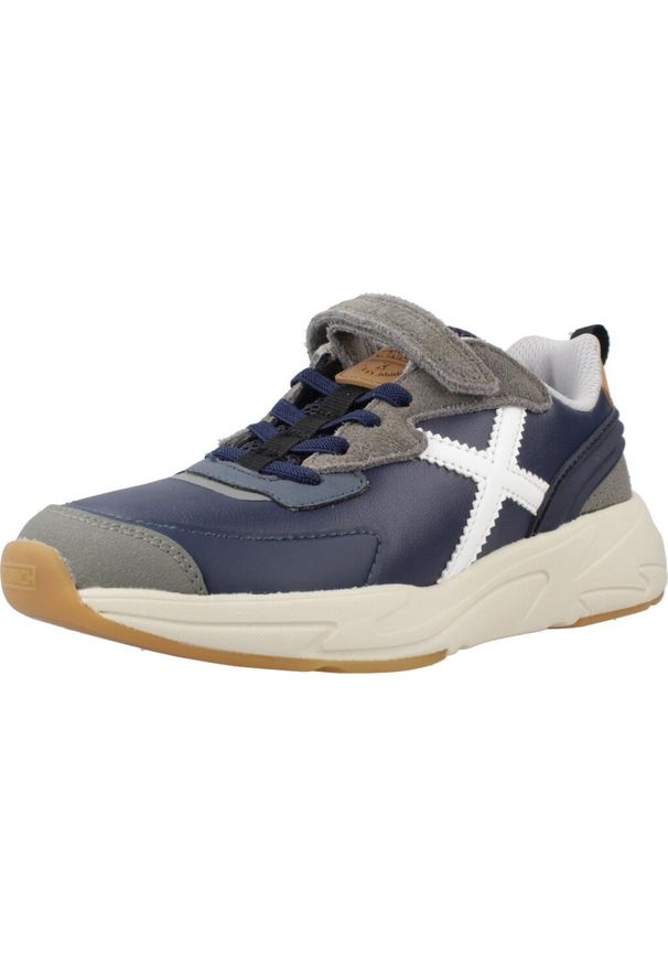 Munich - Buty MUNICH MINI TRACK VCO 117 Niebieski. Kolor: niebieski. Materiał: tkanina. Sport: turystyka piesza