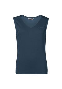 Koszulka trekkingowa damska Vaude Essential Top. Kolor: niebieski. Materiał: poliester. Długość rękawa: bez rękawów #1