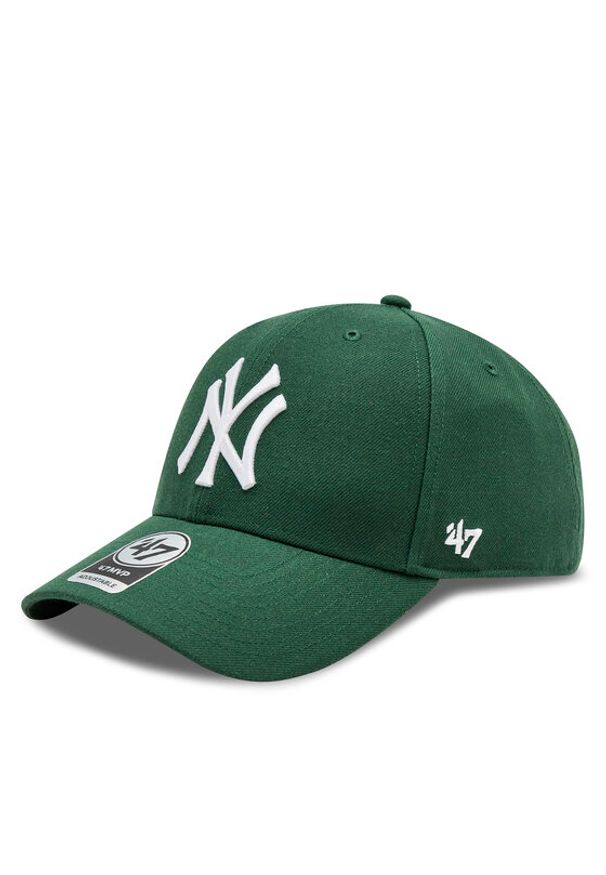 47 Brand Czapka z daszkiem Mlb New York Yankees '47 Mvp Snapback MVPSP17WBP Zielony. Kolor: zielony. Materiał: materiał