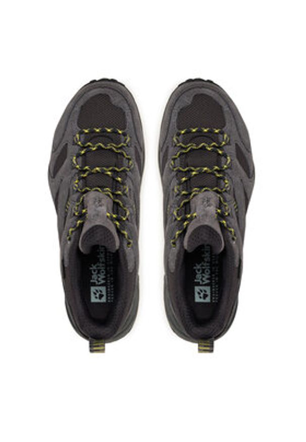 Jack Wolfskin Trekkingi Vojo Tour Texapore Low A62070 Szary. Kolor: szary. Materiał: skóra. Sport: turystyka piesza