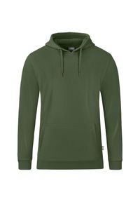 Bluza z kapturem Jako Organic. Okazja: do pracy. Typ kołnierza: kaptur. Kolor: zielony #1