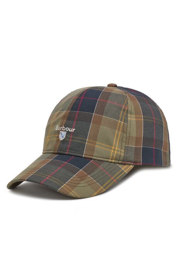 Barbour Czapka z daszkiem Tartan MHA0617TN11 Zielony. Kolor: zielony. Materiał: bawełna