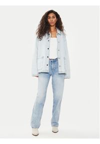 AMERICAN VINTAGE - American Vintage Kurtka jeansowa Joybird JOY16IE24 Niebieski Relaxed Fit. Kolor: niebieski. Materiał: bawełna. Styl: vintage