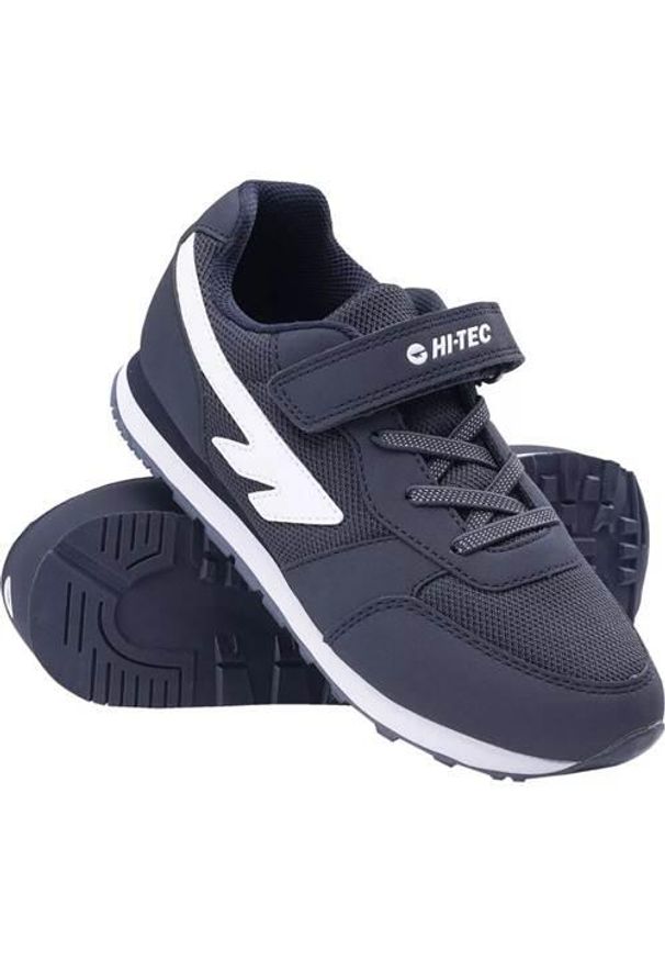 Hi-tec - Buty do chodzenia dla dzieci Hi-Tec Ernes. Zapięcie: rzepy. Kolor: niebieski. Materiał: materiał. Szerokość cholewki: normalna. Sport: turystyka piesza