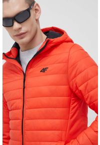 4f - 4F kurtka męska kolor pomarańczowy przejściowa. Kolor: pomarańczowy #1
