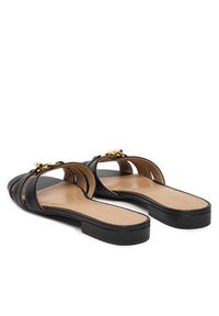 Lauren Ralph Lauren - LAUREN RALPH LAUREN Klapki Blaike 802982875002 Czarny. Kolor: czarny. Materiał: skóra #5