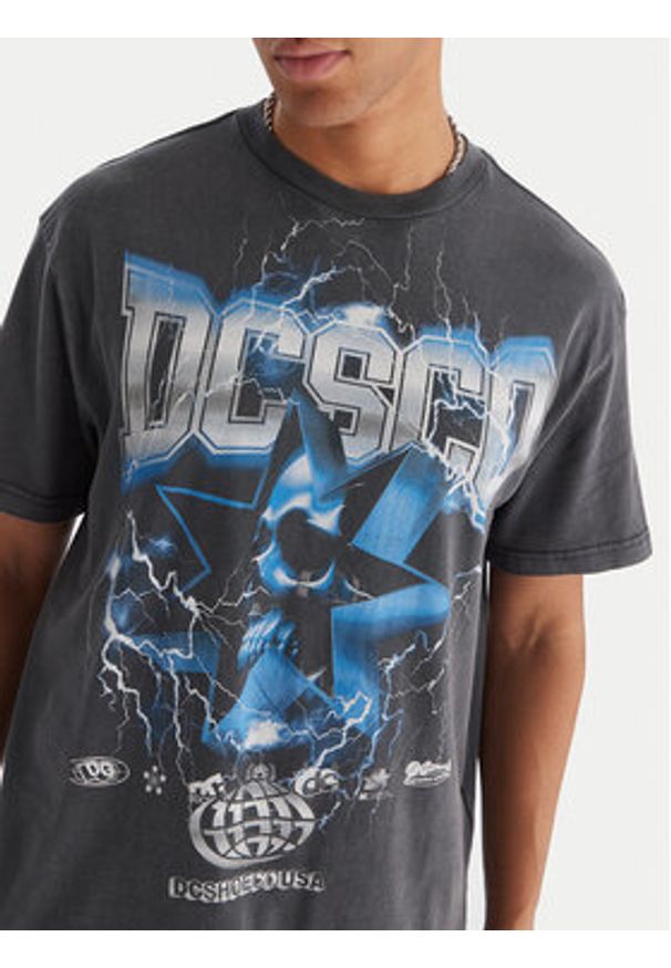 DC Shoes T-Shirt Skull Shock EDYZT0435 Czarny Regular Fit. Kolor: czarny. Materiał: bawełna