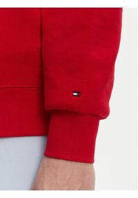 TOMMY HILFIGER - Tommy Hilfiger Bluza WW0WW45980 Czerwony Regular Fit. Kolor: czerwony. Materiał: bawełna