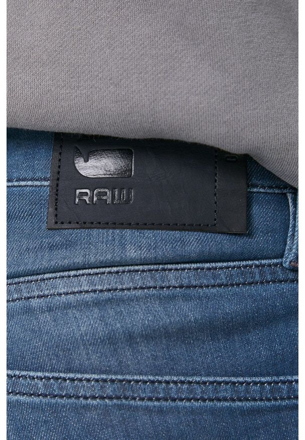 G-Star RAW - G-Star Raw Jeansy Revend męskie. Okazja: na spotkanie biznesowe. Kolor: niebieski. Styl: biznesowy