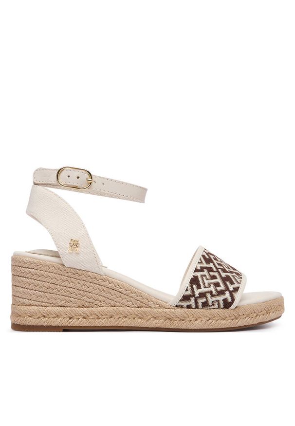TOMMY HILFIGER - Espadryle Tommy Hilfiger. Kolor: brązowy
