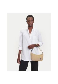 Torebka Tommy Jeans. Kolor: beżowy #1