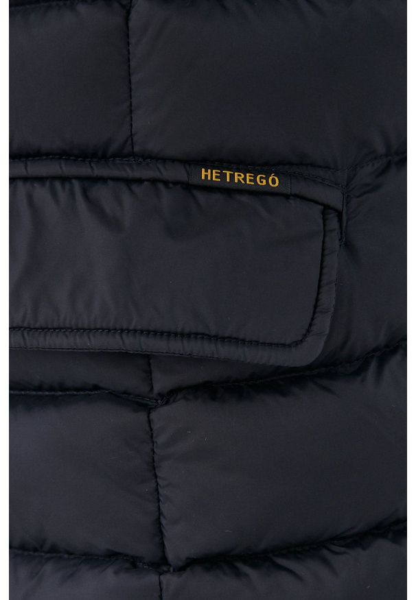 Hetrego - Kurtka puchowa Beemin. Okazja: na co dzień. Kolor: niebieski. Materiał: puch. Styl: casual