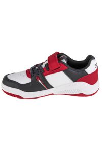 Buty do chodzenia dla dzieci Joma Platea Low Jr. Zapięcie: rzepy. Kolor: czarny, czerwony, biały, wielokolorowy. Materiał: materiał. Szerokość cholewki: normalna. Sport: turystyka piesza