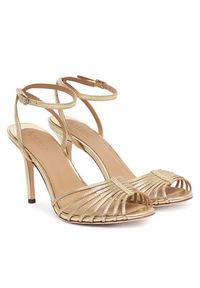 Lauren Ralph Lauren - LAUREN RALPH LAUREN Sandały 802P15739001 Złoty. Kolor: złoty. Materiał: skóra #4