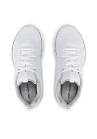 skechers - Skechers Sneakersy Get Connected 12615/WSL Biały. Kolor: biały. Materiał: materiał