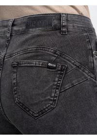Big-Star - Spodnie jeans damskie szare Melinda High Waist 996. Stan: podwyższony. Kolor: czarny #2