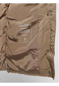 Calvin Klein Płaszcz zimowy Modern K20K205127 Beżowy Regular Fit. Kolor: beżowy. Materiał: syntetyk. Sezon: zima #7