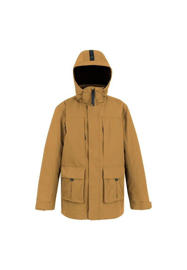 Regatta - Męska Wodoodporna Kurtka Ocieplana Marron. Kolor: czarny, wielokolorowy, brązowy, zielony. Sport: turystyka piesza