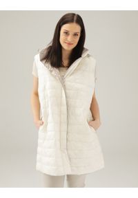 Unisono - DWUSTRONNA KAMIZELKA 76-9813 PANN-BEI. Materiał: poliamid, nylon, poliester #1