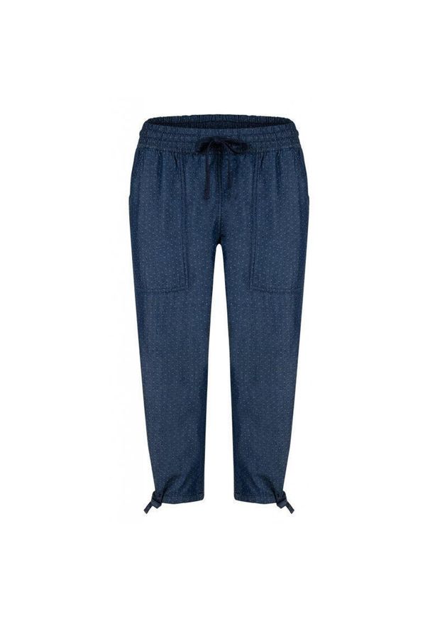 LOLË - Spodnie 3/4 LOAP Nicoho damskie — 50% bawełna / 50% tencel. Kolor: fioletowy. Materiał: bawełna